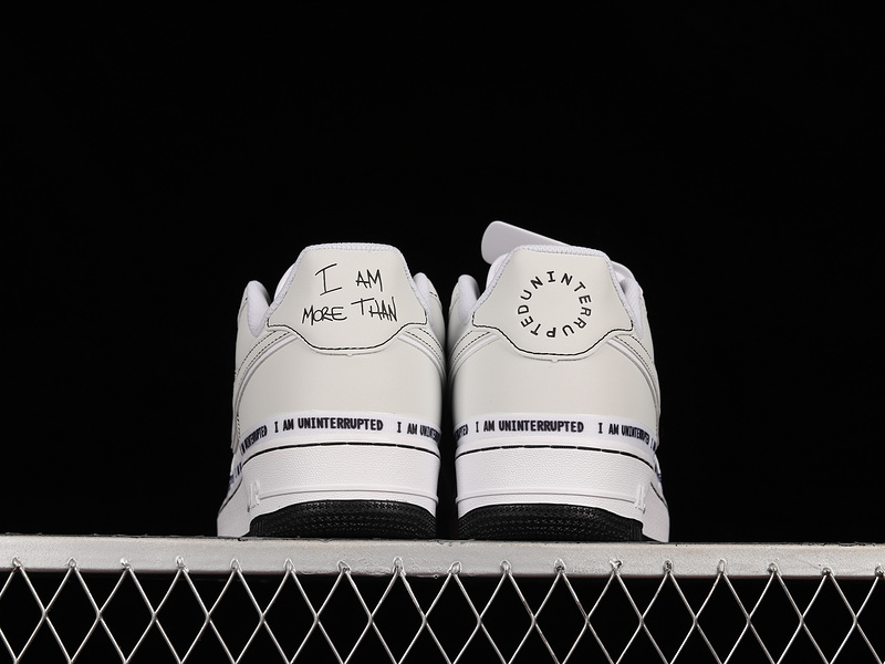 Air Force 1 Low 07 Qs More Than X Uninterrupted White/White/Blue 9