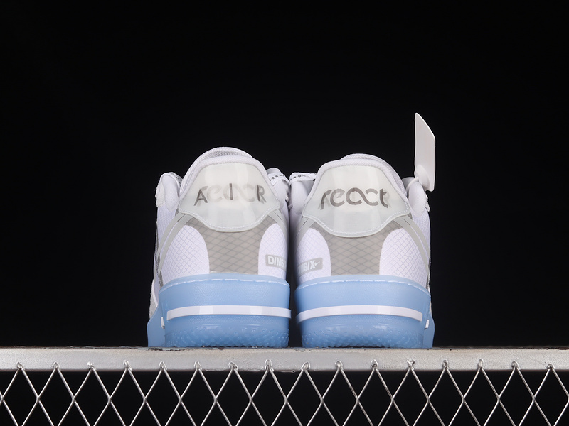 Air Force 1 React Qs White/Light Bone/Sail/Rush Coral 29