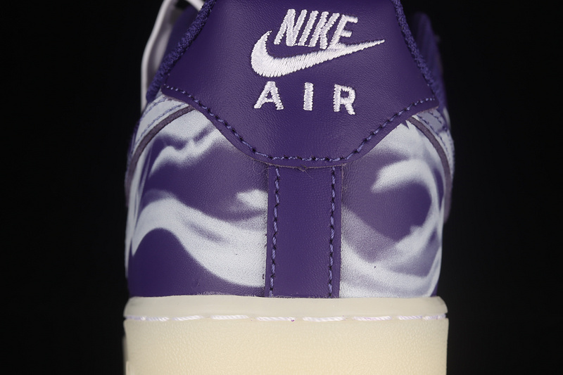 Nike Air Force 1 '07 Skeleton Qs White/Purple 11