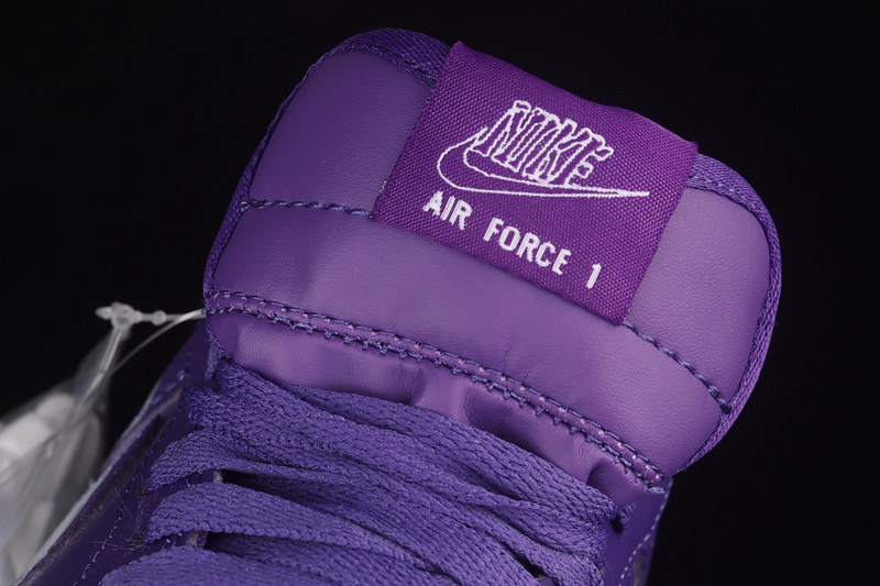 Nike Air Force 1 '07 Skeleton Qs White/Purple 15