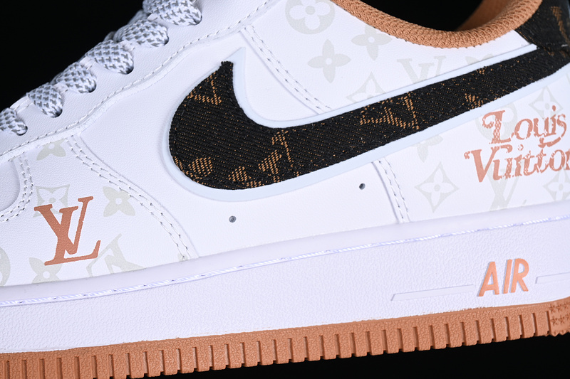 Nike Air Force 1 '07 Low White/Black/Brown 3