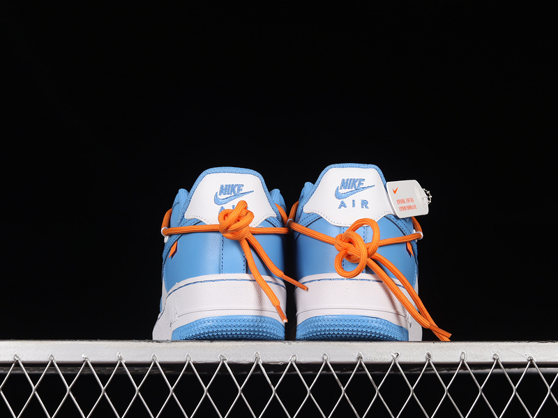 Air Force 1 Low 07 White/Game Royal/Orange 11