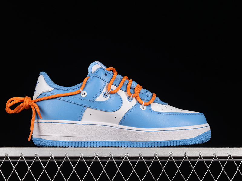 Air Force 1 Low 07 White/Game Royal/Orange 21