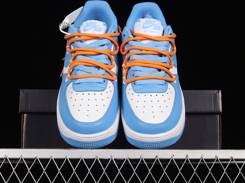 Air Force 1 Low 07 White/Game Royal/Orange 29