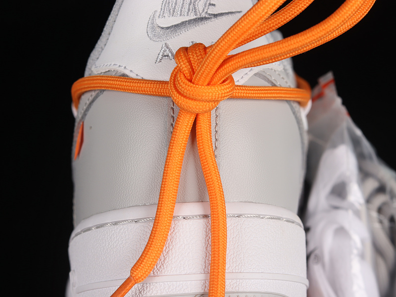 Air Force 1 Low 07 Light Grey/White/Orange 17