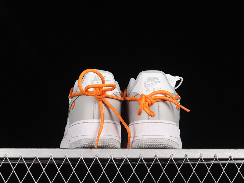 Air Force 1 Low 07 Light Grey/White/Orange 19