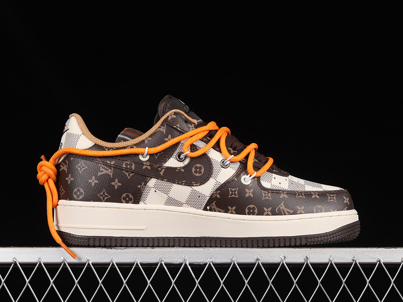 L*V X Air Force 1 Low 07 Dark Brown/Beige/Light Grey 15