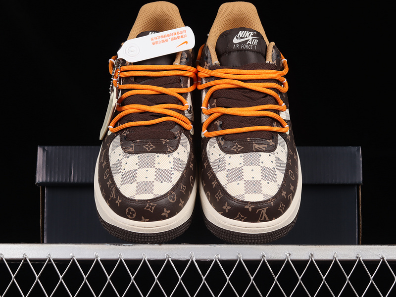 L*V X Air Force 1 Low 07 Dark Brown/Beige/Light Grey 21