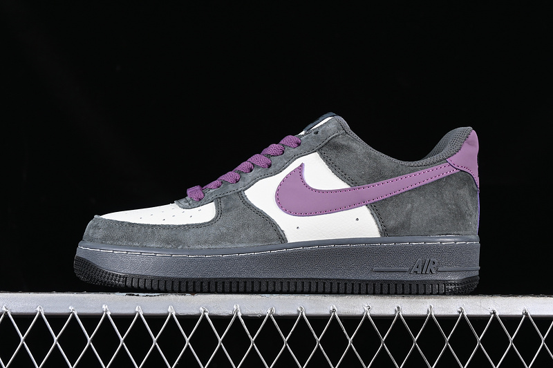 Nike Air Force 1 '07 Low Grey/White/Purple 7