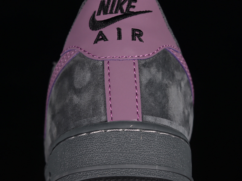 Air Force 1 Low Dark Grey/Purple-White 13