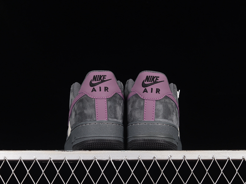 Air Force 1 Low Dark Grey/Purple-White 27