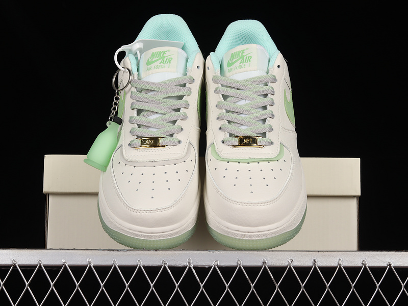 Air Force 1 Low Lv8 Double Swoosh White/Blue/Green 11