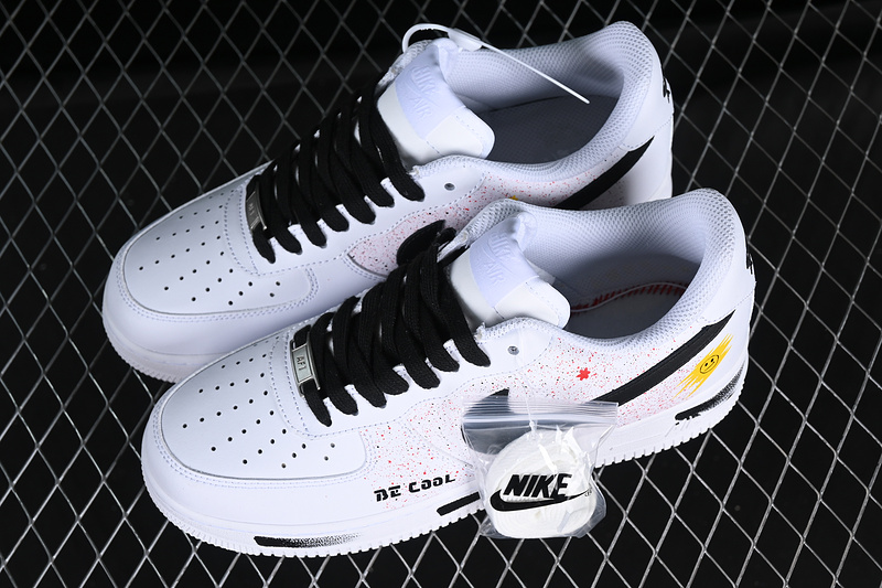 Nike Air Force 1 '07 Low White/Black/Grey/Red/Yellow 11