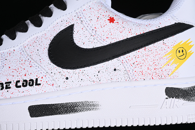 Nike Air Force 1 '07 Low White/Black/Grey/Red/Yellow 19