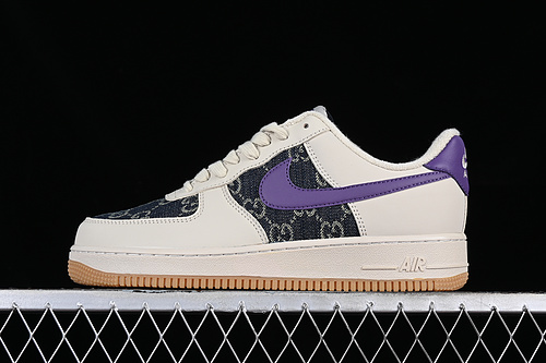 Nike Air Force 1 '07 Low White/Black/Purple 3