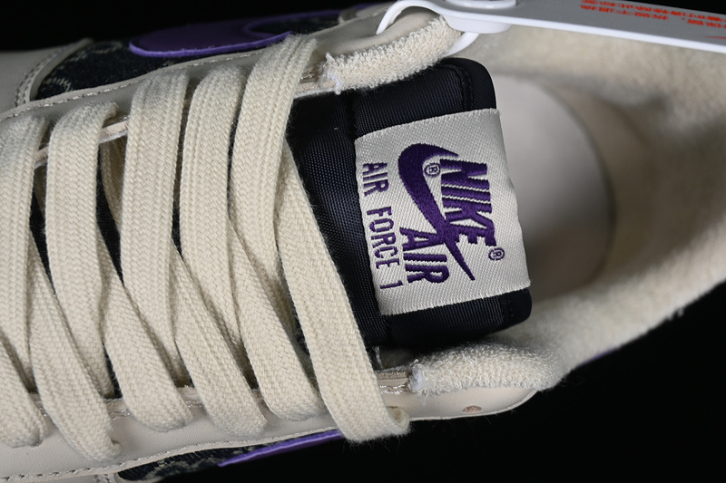 Nike Air Force 1 '07 Low White/Black/Purple 5