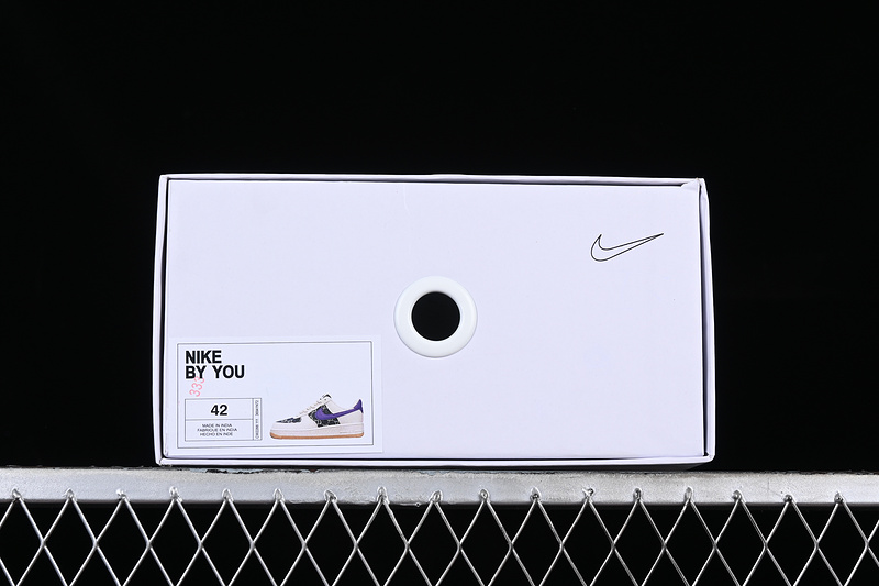 Nike Air Force 1 '07 Low White/Black/Purple 7