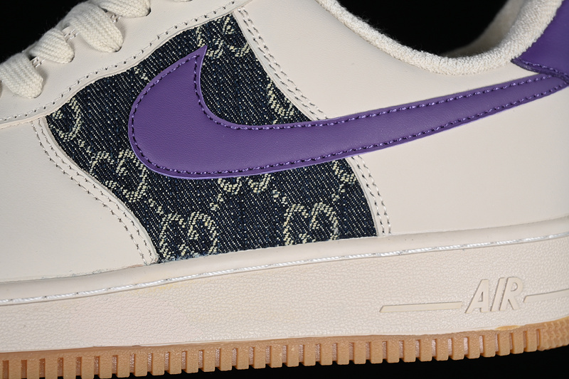 Nike Air Force 1 '07 Low White/Black/Purple 11