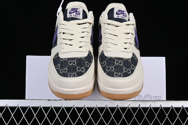 Nike Air Force 1 '07 Low White/Black/Purple 23