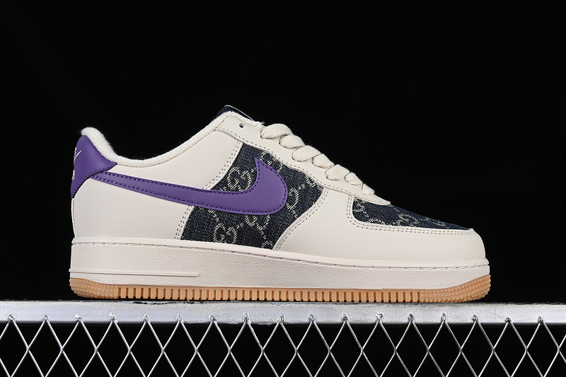 Nike Air Force 1 '07 Low White/Black/Purple 25