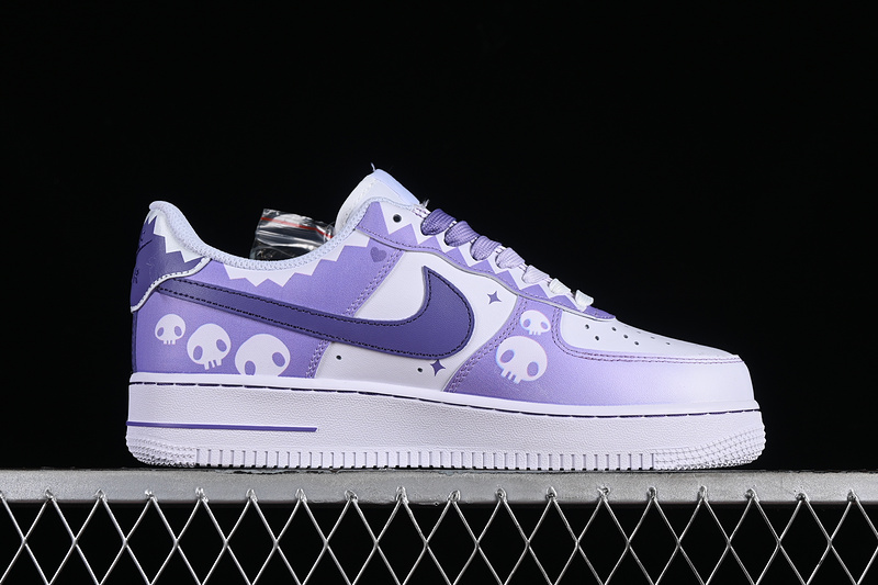 Doraemon Nike Air Force 1 '07 Low White/Purple 3