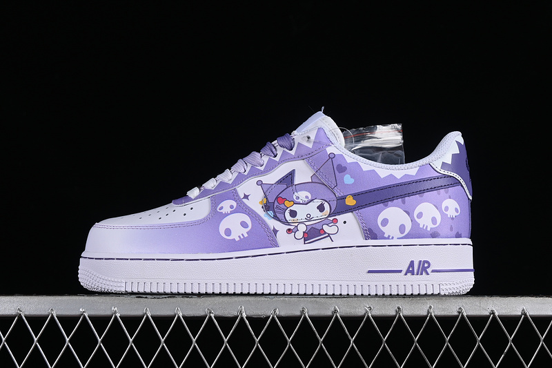 Doraemon Nike Air Force 1 '07 Low White/Purple 17