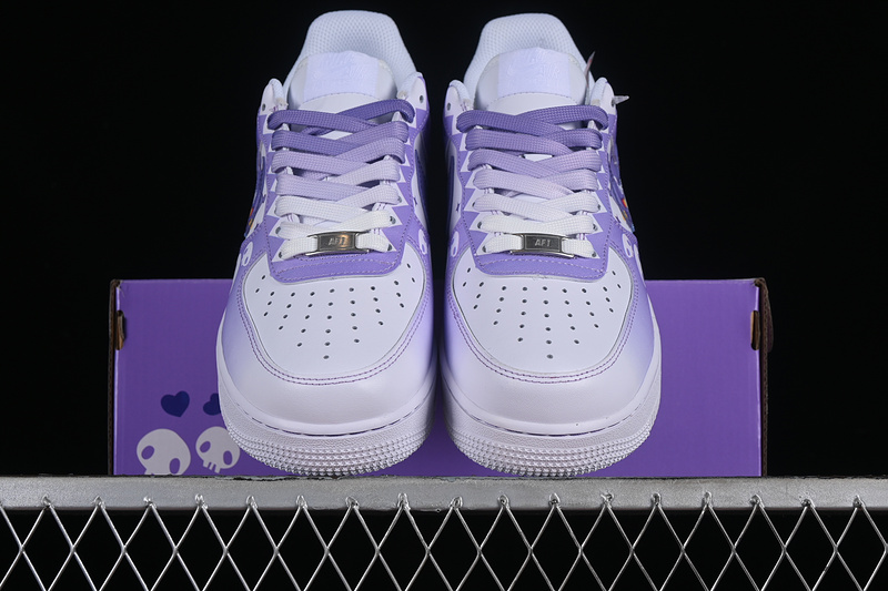 Doraemon Nike Air Force 1 '07 Low White/Purple 19