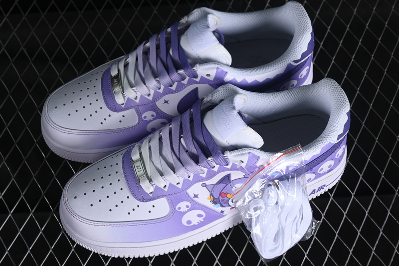 Doraemon Nike Air Force 1 '07 Low White/Purple 31