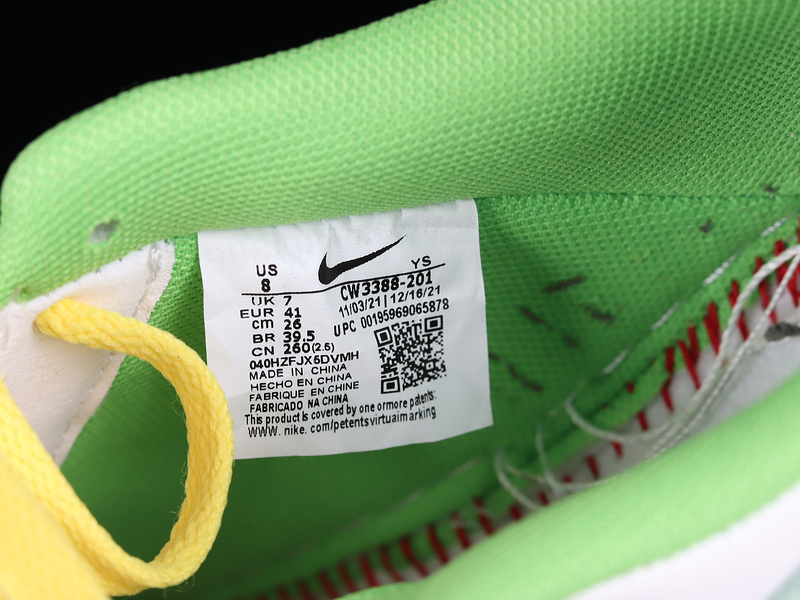 Air Force 1 Low 07 Lv8 2 White/Green/Yellow 19