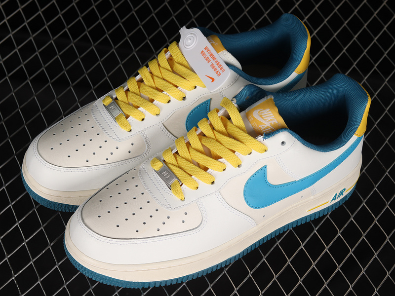 Air Force 1 Low 07 Off White/Blue/Yellow 7