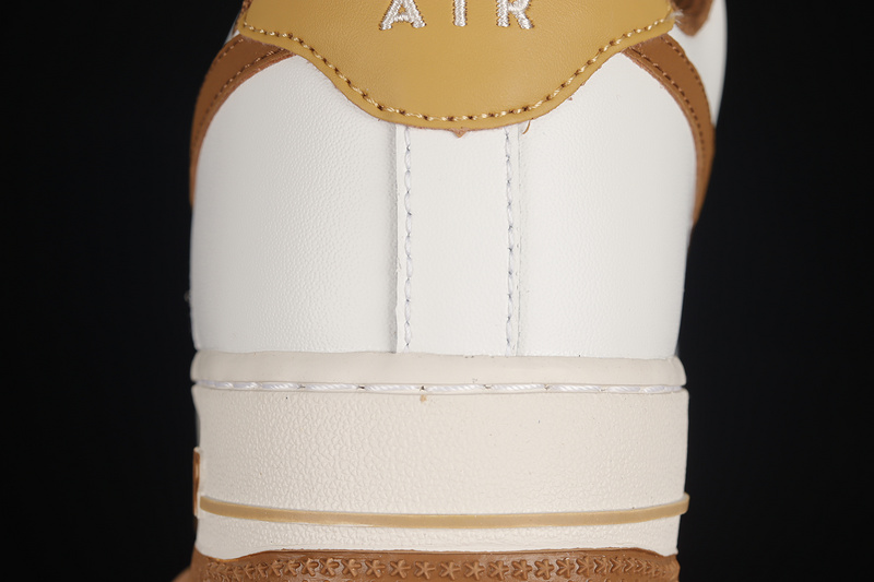 Air Force 1 Low White/White/Brown 25