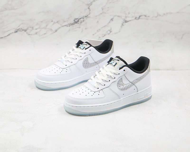 Air Force 1 Low Lv8 Ksa Gs White/White/Glacier Blue 19