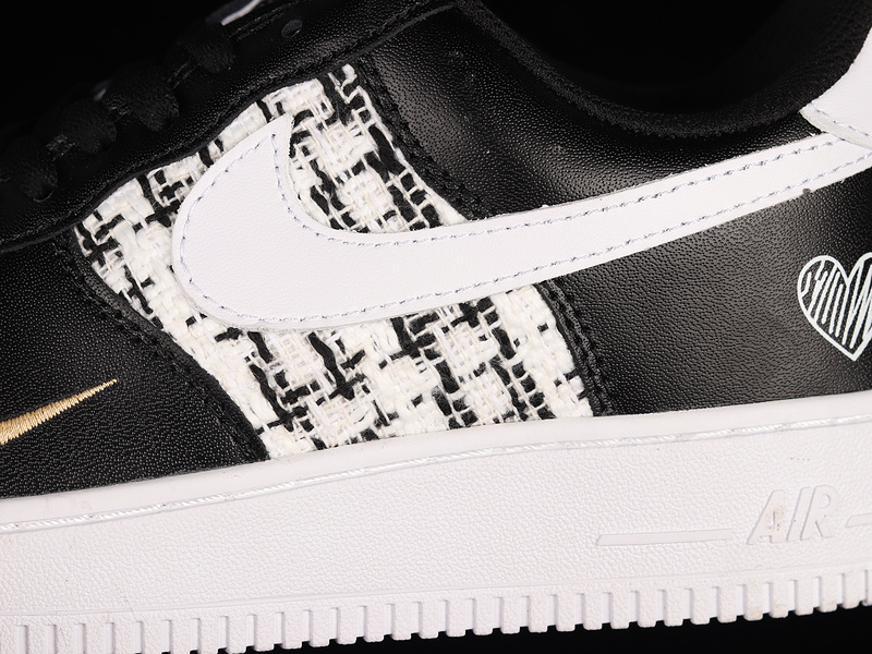 Air Force 1 Low 07 Black/White/Black/Black 7