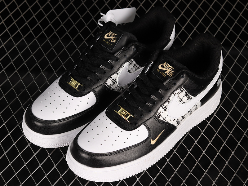 Air Force 1 Low 07 Black/White/Black/Black 9