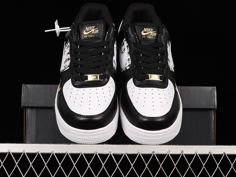 Air Force 1 Low 07 Black/White/Black/Black 15