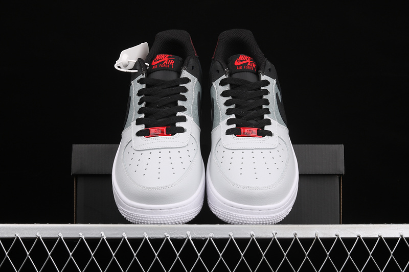 Air Force 1 Low 07 Lv8 Black/Smoke Grey/Pure Platinum/Red Lava 5