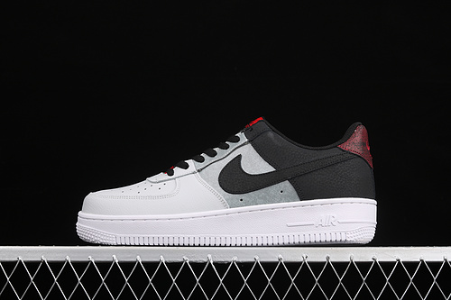 Air Force 1 Low 07 Lv8 Black/Smoke Grey/Pure Platinum/Red Lava 31