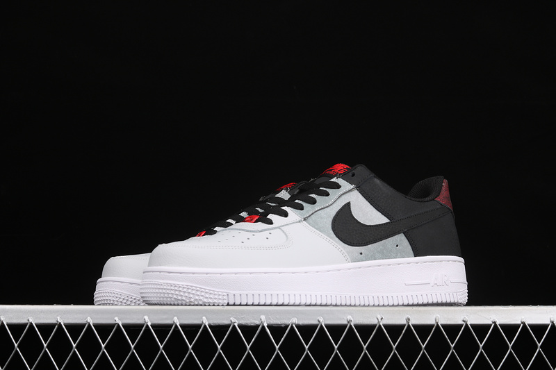 Air Force 1 Low 07 Lv8 Black/Smoke Grey/Pure Platinum/Red Lava 33