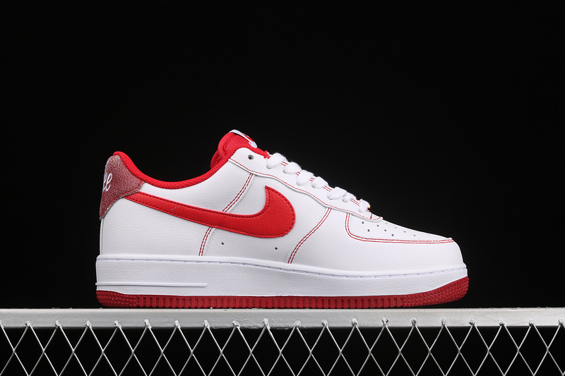 Air Force 1 Low First Use White/Whitte/Red 3