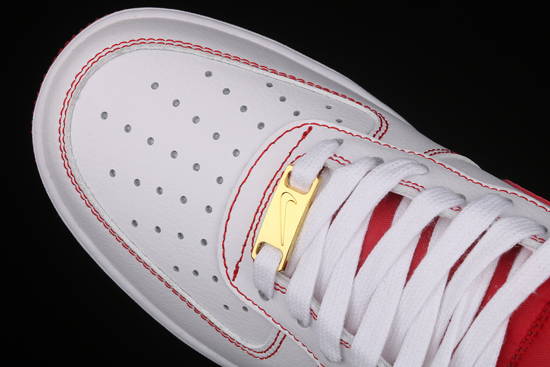 Air Force 1 Low First Use White/Whitte/Red 9