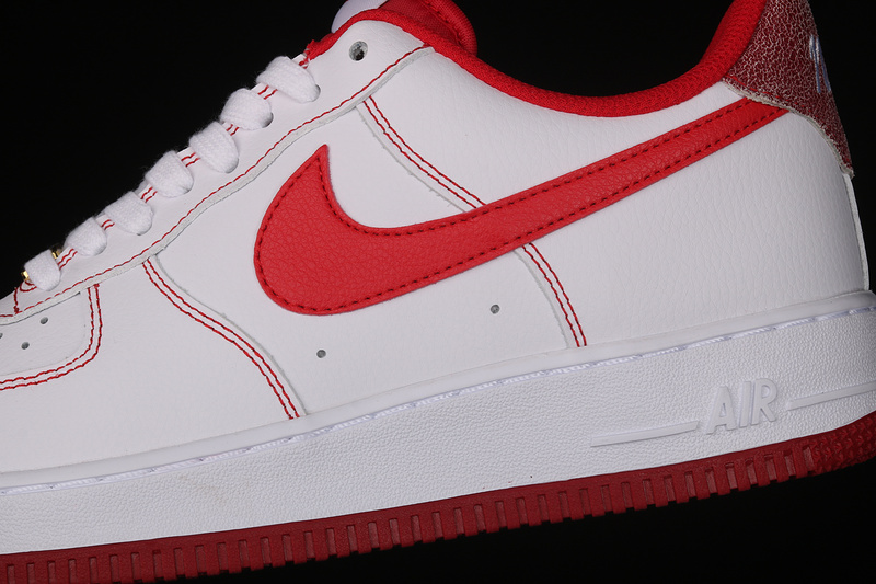 Air Force 1 Low First Use White/Whitte/Red 13