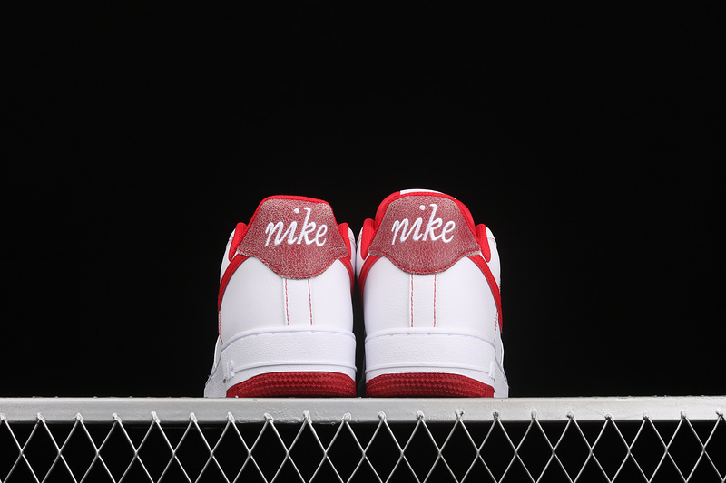 Air Force 1 Low First Use White/Whitte/Red 21