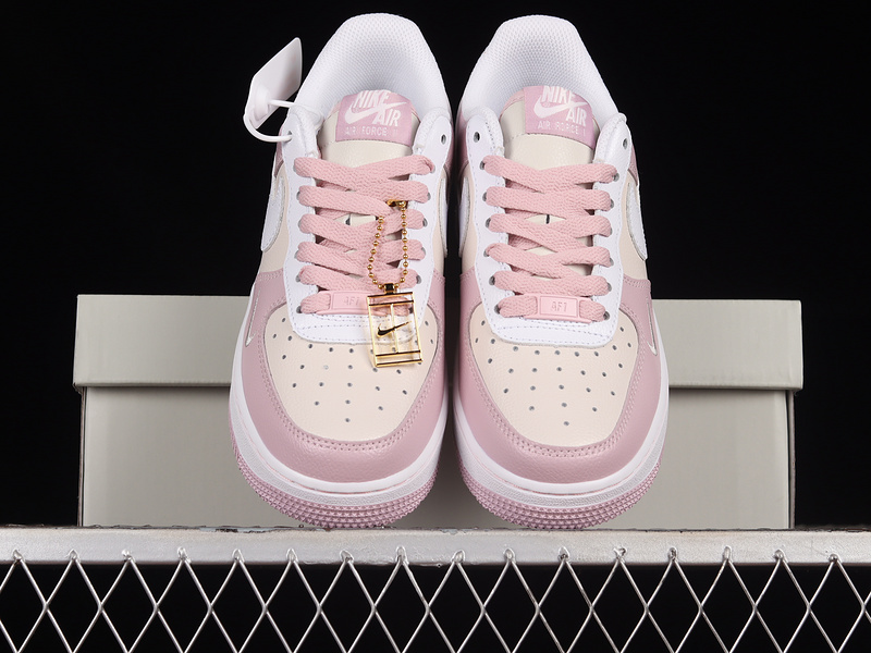 Nike Air Force 1 '07 Low White/Pink/Brown 15