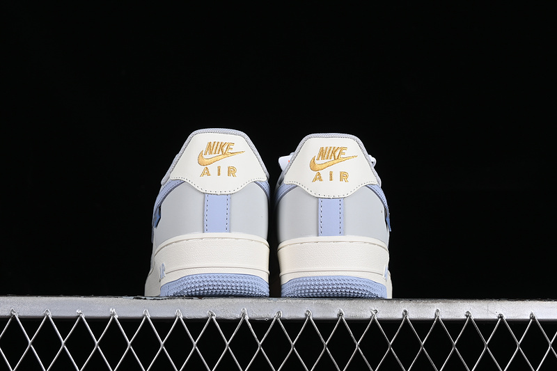 Nike Air Force 1 '07 Low White/Blue/Grey/Yellow 3