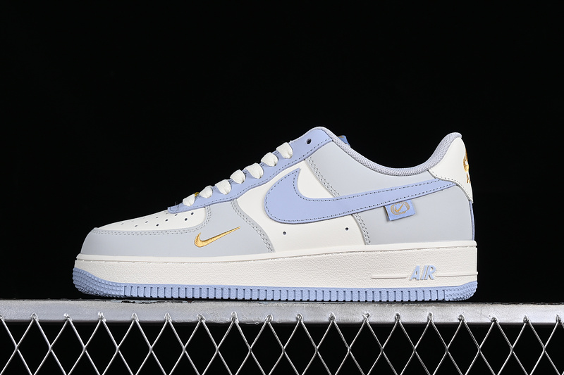 Nike Air Force 1 '07 Low White/Blue/Grey/Yellow 5