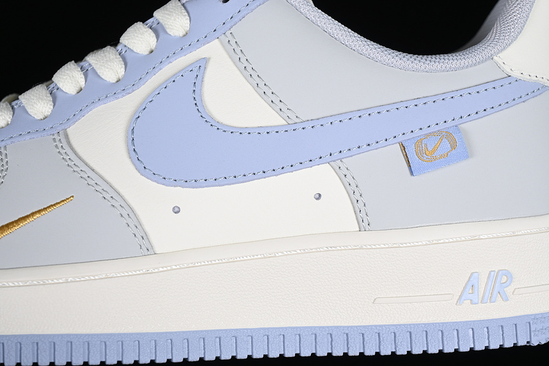 Nike Air Force 1 '07 Low White/Blue/Grey/Yellow 11