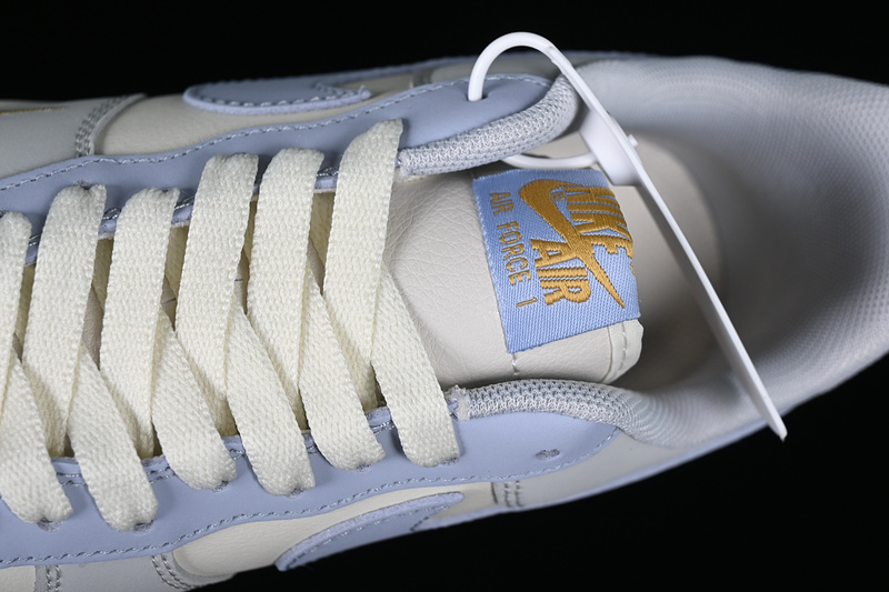 Nike Air Force 1 '07 Low White/Blue/Grey/Yellow 13