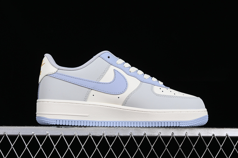 Nike Air Force 1 '07 Low White/Blue/Grey/Yellow 31