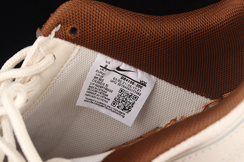 Air Force 1 Luxe Pecan Pearl White/Pecan/Gum Yellow/Pale Ivory 5