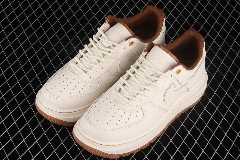 Air Force 1 Luxe Pecan Pearl White/Pecan/Gum Yellow/Pale Ivory 13